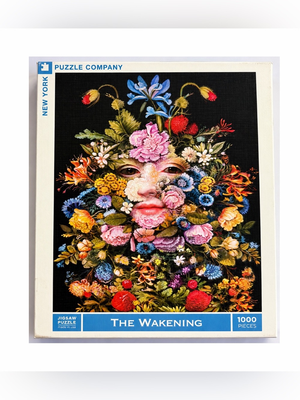 New York Puzzle Co The Wakening Bill Mayer 1000 Piece Jigsaw Puzzle Complete VG